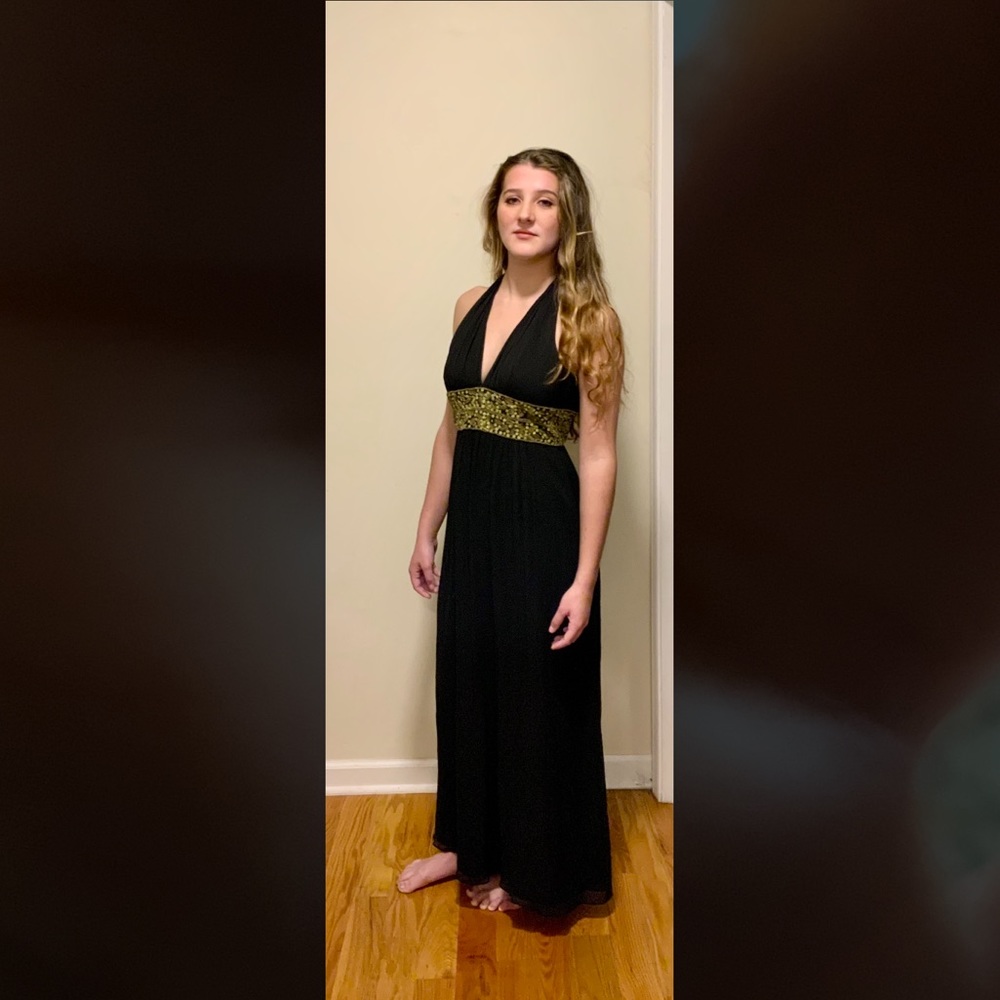 Boho halter gown